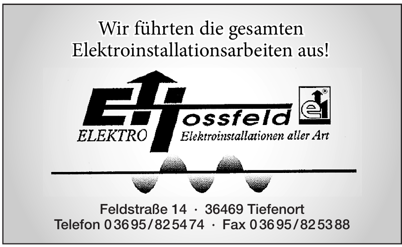 Elektro Hossfeld Elektro Hossfeld