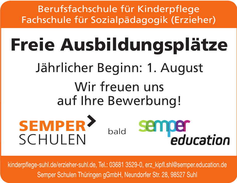 Semper Schulen Thüringen gGmbH Semper Schulen Thüringen gGmbH