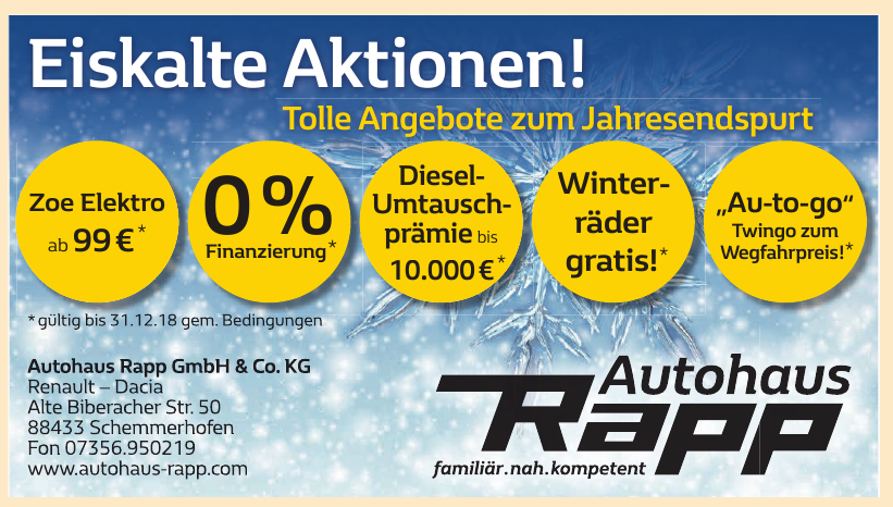 Autohaus Rapp GmbH & Co. KG