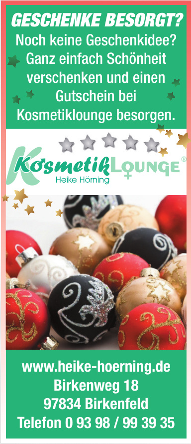 KosmetikLOUNGE Heike Hörning KosmetikLOUNGE Heike Hörning