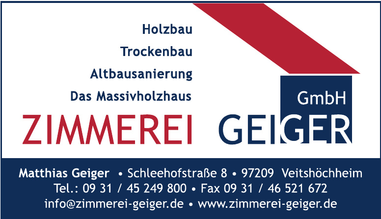 Zimmerei Geiger GmbH Zimmerei Geiger GmbH