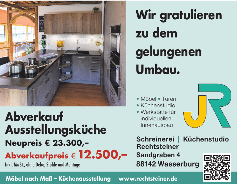 JR Schreinerei - Küchenstudio Rechtsteiner JR Schreinerei - Küchenstudio Rechtsteiner