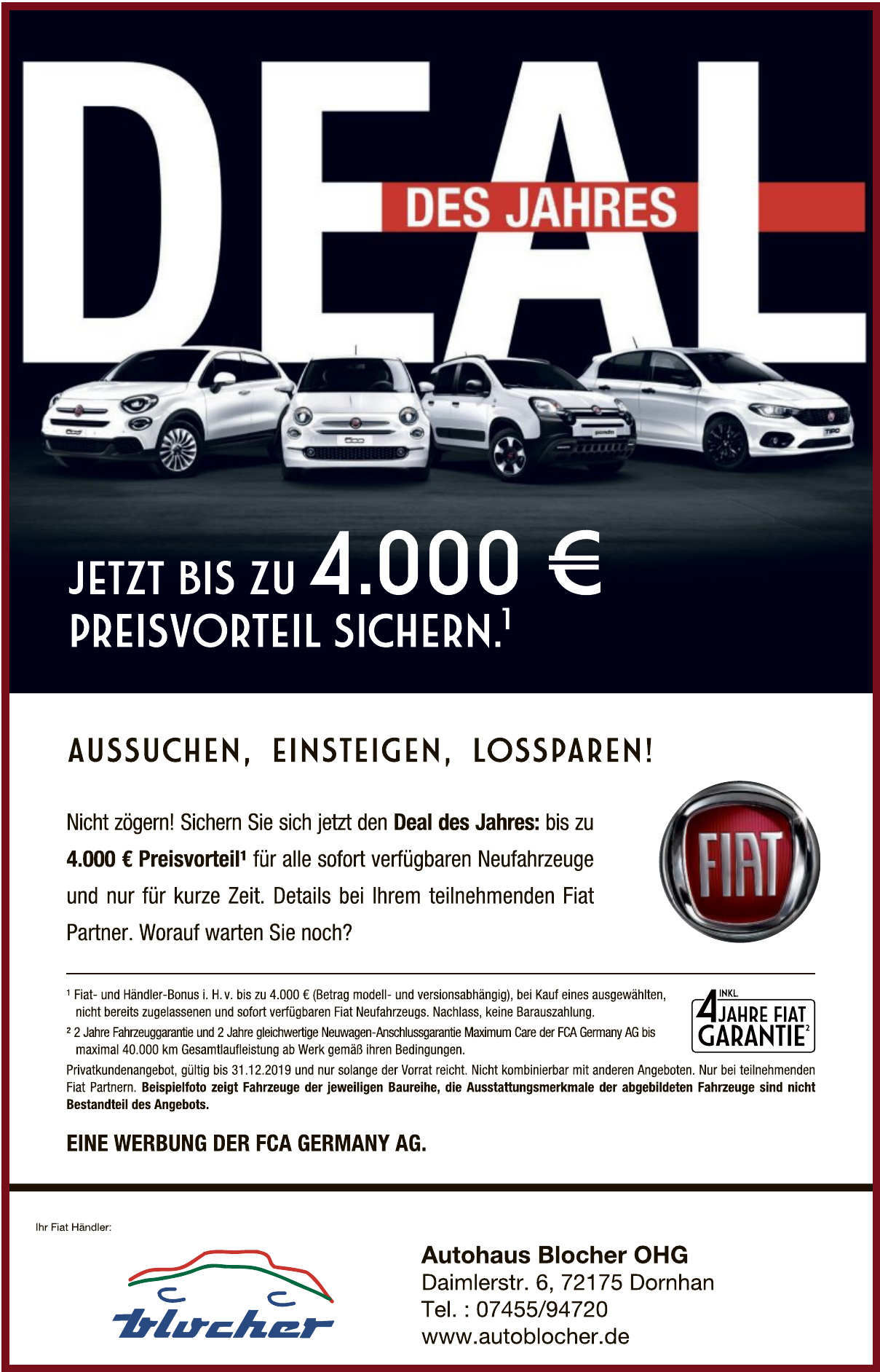 Autohaus Blocher OHG Autohaus Blocher OHG