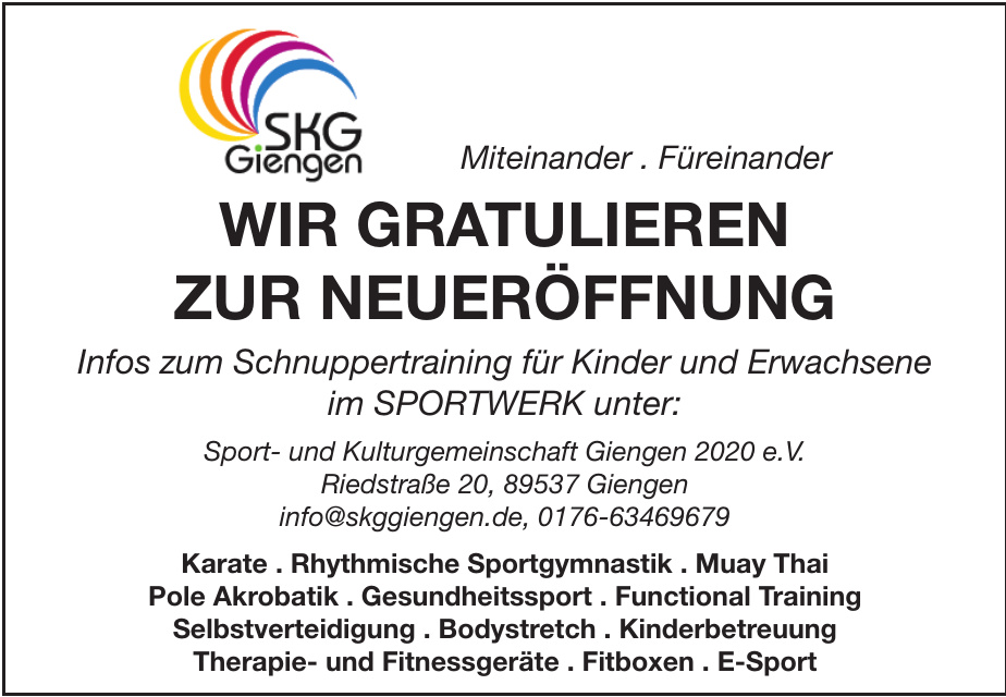 Sport- und Kulturgemeinschaft Giengen 2020 e.V.