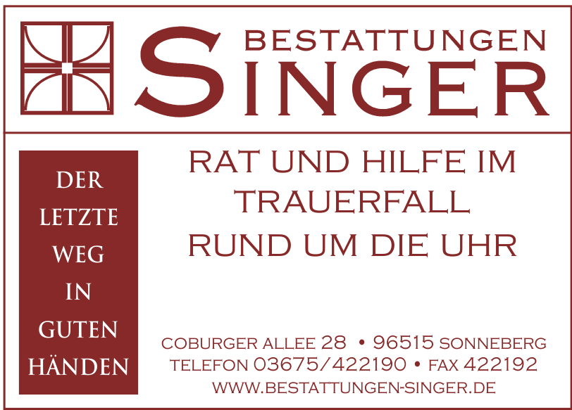 Bestattungen Singer GmbH Bestattungen Singer GmbH