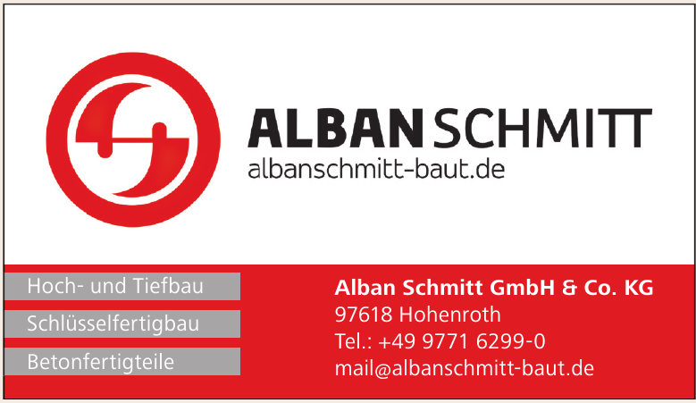 Alban Schmitt GmbH & Co. KG Alban Schmitt GmbH & Co. KG