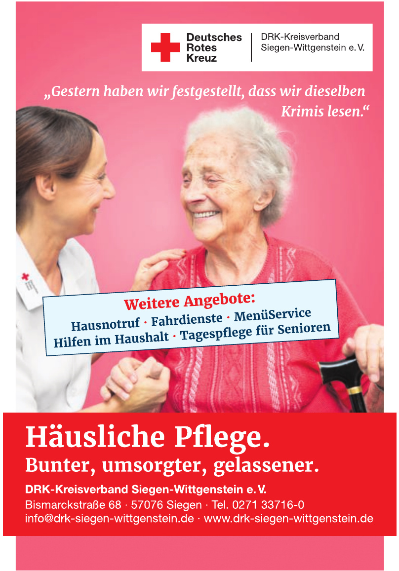 DRK Kreisverband Siegen-Wittgenstein e.V DRK Kreisverband Siegen-Wittgenstein e.V
