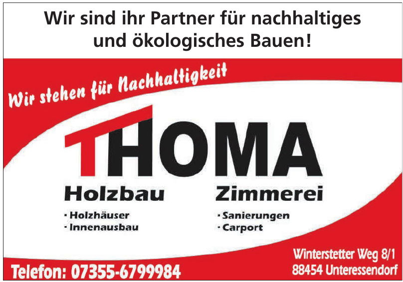 Thoma Holzbau, Zimmerei Thoma Holzbau, Zimmerei