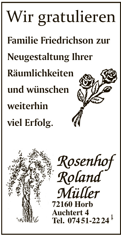 Rosenhof Roland Müller