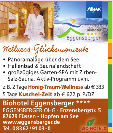 Biohotel Eggensberger Eggensberger OHG Biohotel Eggensberger Eggensberger OHG