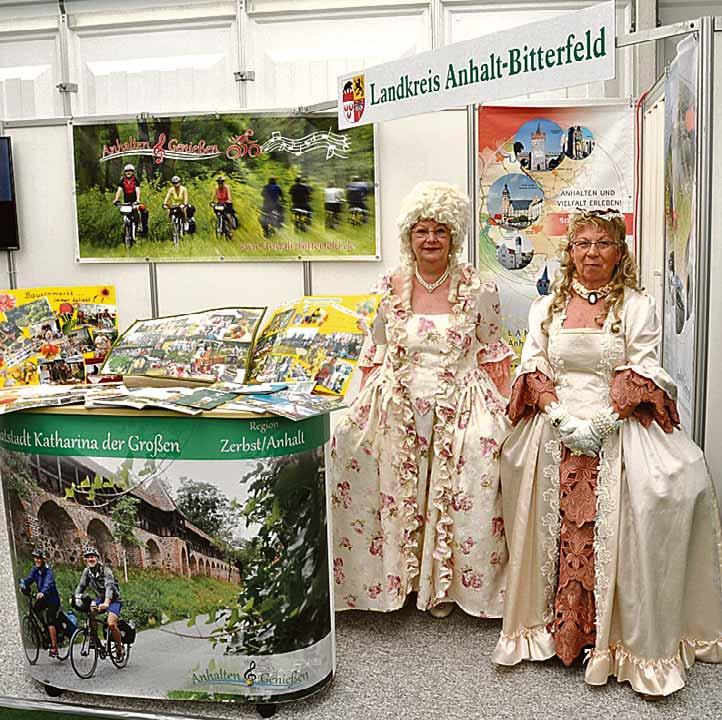 Auch der Landkreis ist wieder mit einem Messestand vertreten. Foto: Gerhard Block Auch der Landkreis ist wieder mit einem Messestand vertreten. Foto: Gerhard Block
