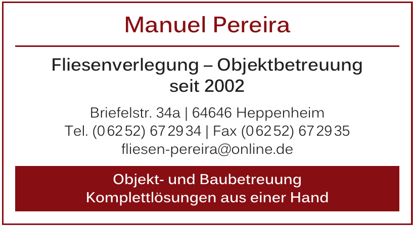 Manuel Pereira Manuel Pereira