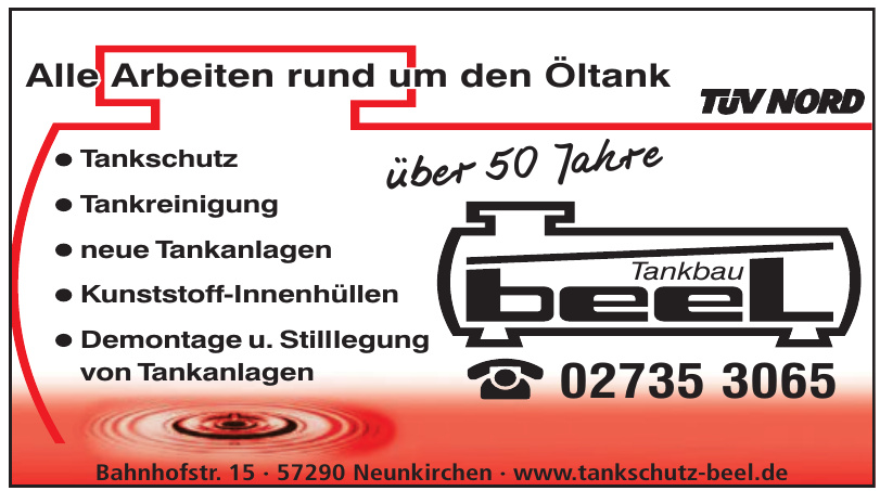 Tankschutz Beel Tankschutz Beel