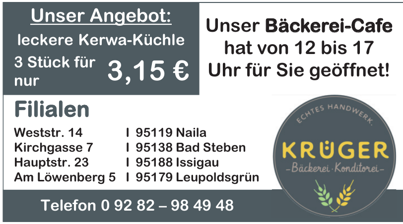 Krüger Bäckerei, Konditorei Krüger Bäckerei, Konditorei