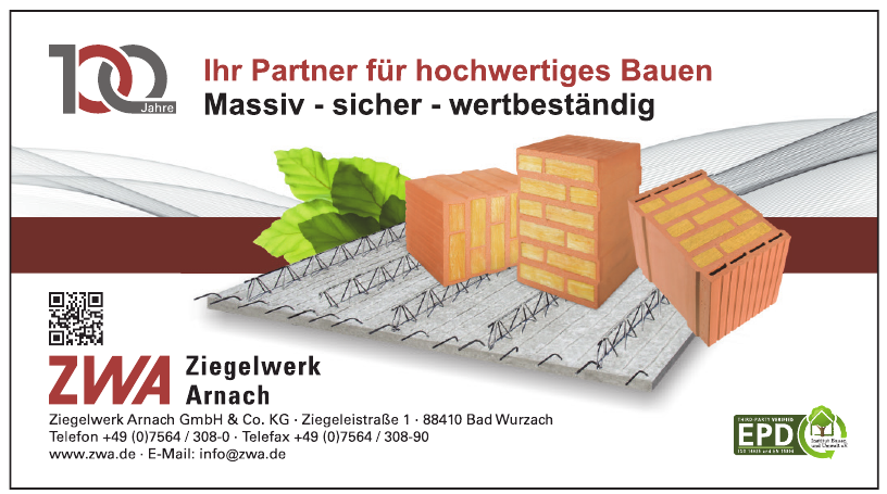 Ziegelwerk Arnach GmbH & Co. KG Ziegelwerk Arnach GmbH & Co. KG