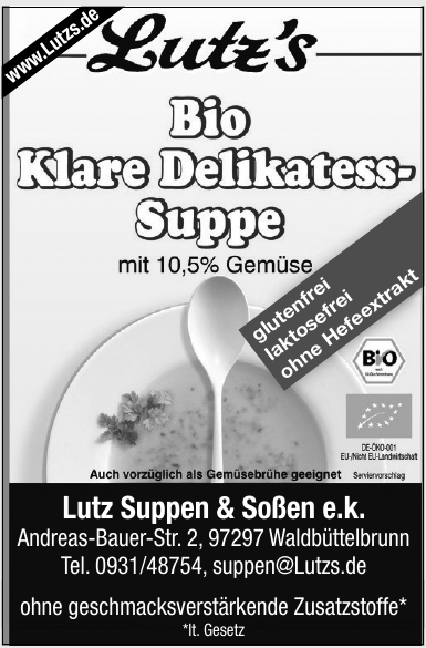 Lutz Suppen & Soßen e.k. Lutz Suppen & Soßen e.k.