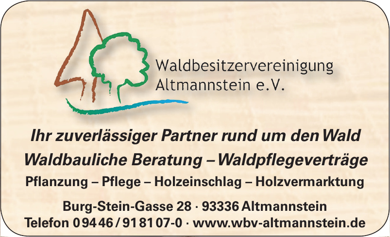 Waldbesitzervereinigung Altmannstein e. V.