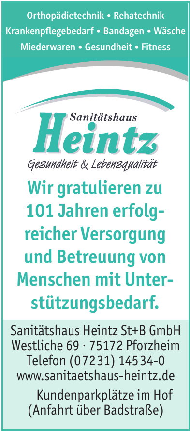 Sanitätshaus Heintz St+B GmbH