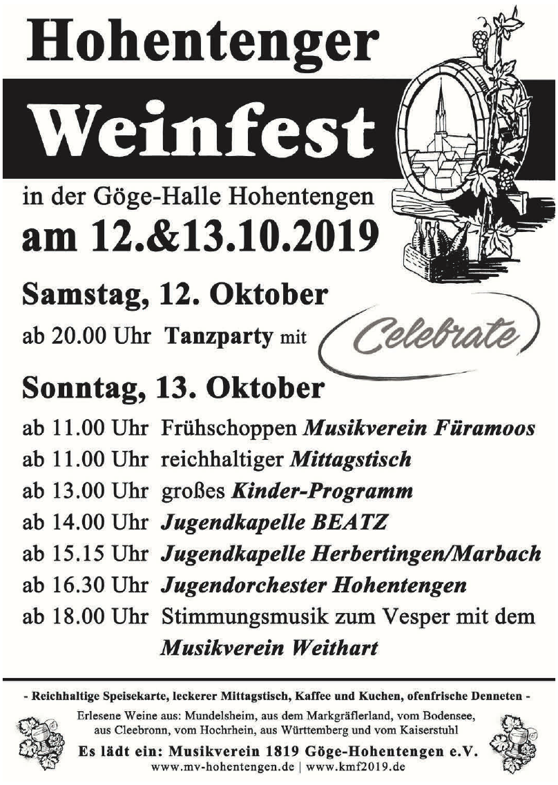 Hohentenger Weinfest Hohentenger Weinfest