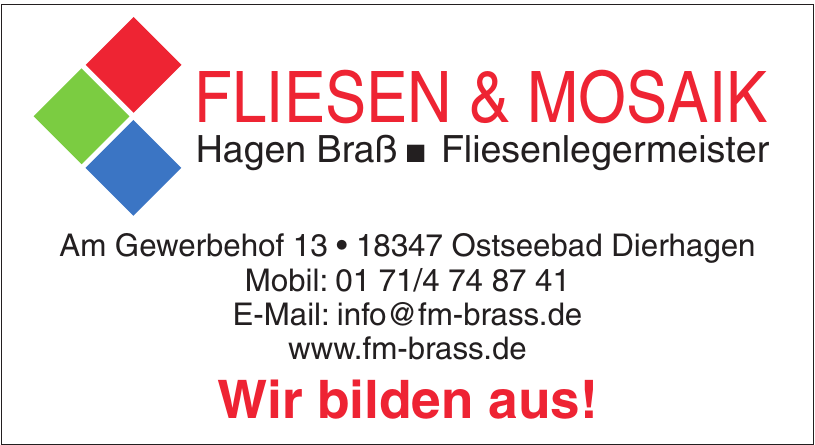 Fliesen & Mosaik Hagen Braß - Fliesenlegermeister Fliesen & Mosaik Hagen Braß - Fliesenlegermeister