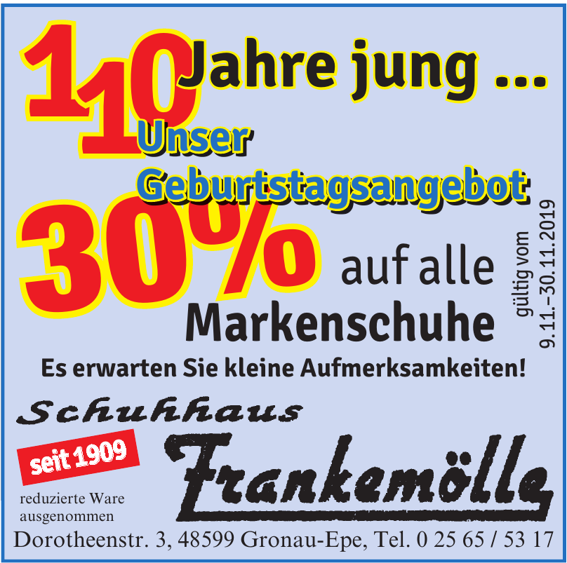Schuhaus Frankemölle Schuhaus Frankemölle