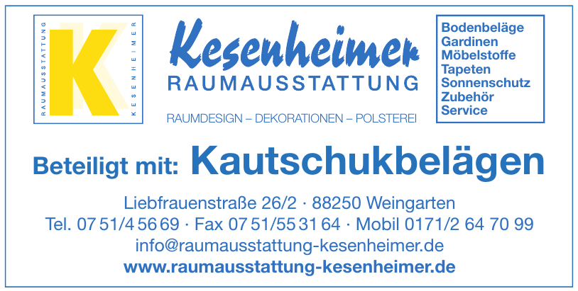 Kesenheimer Raumausstatung Kesenheimer Raumausstatung