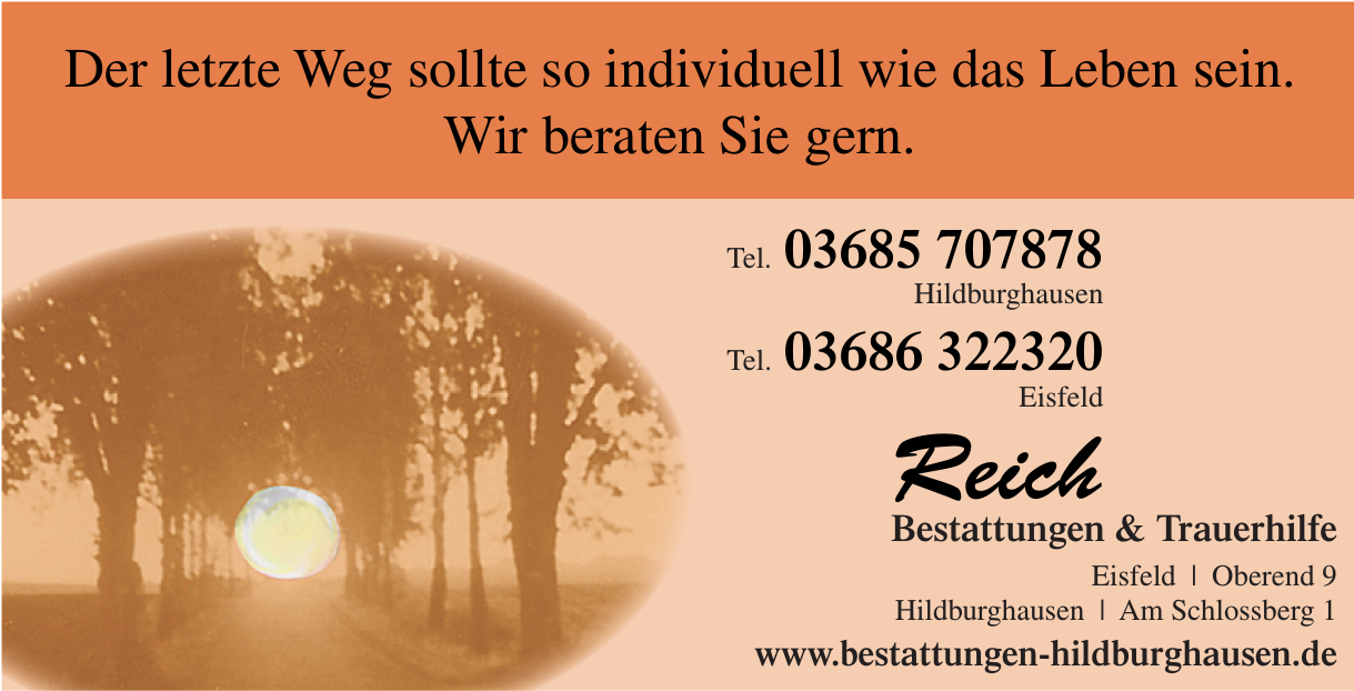 Reich Bestattungen & Trauerhilfe Reich Bestattungen & Trauerhilfe