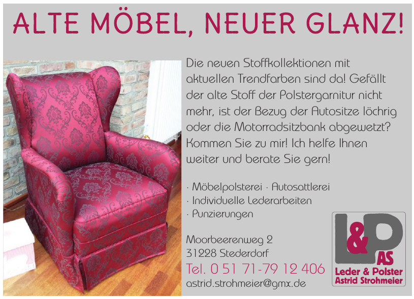 Leder & Polster Astrid Strohmeier Leder & Polster Astrid Strohmeier