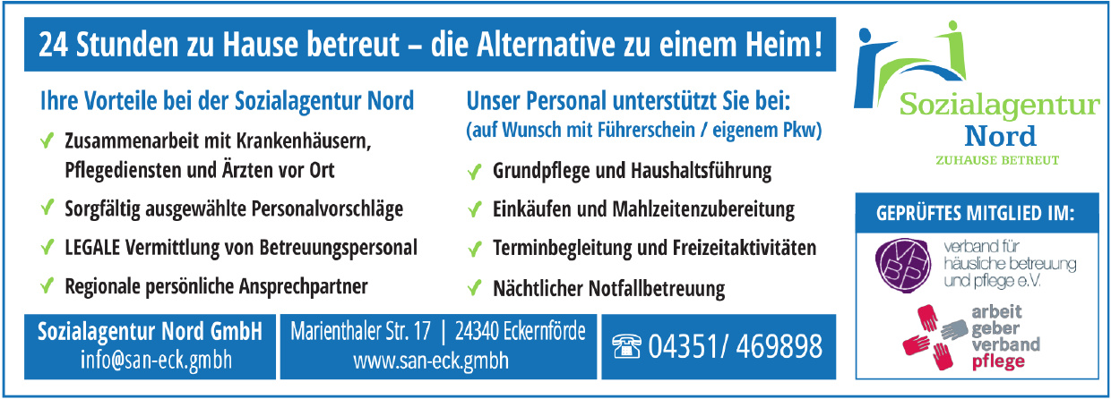 Sozialagentur Nord GmbH Sozialagentur Nord GmbH