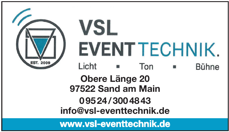 VSL Eventtechnik VSL Eventtechnik