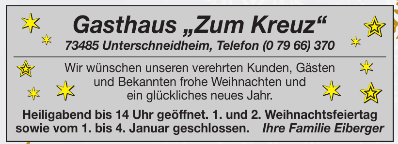 Gasthaus Zum Kreuz Gasthaus Zum Kreuz
