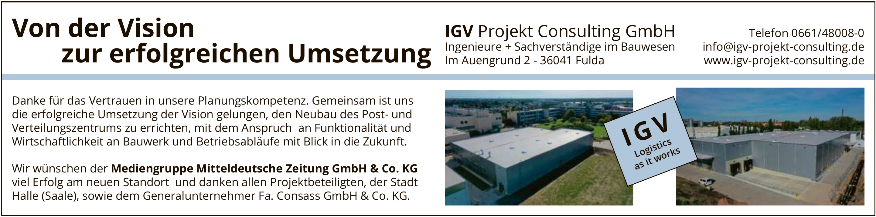 IGV Projekt Consulting GmbH IGV Projekt Consulting GmbH