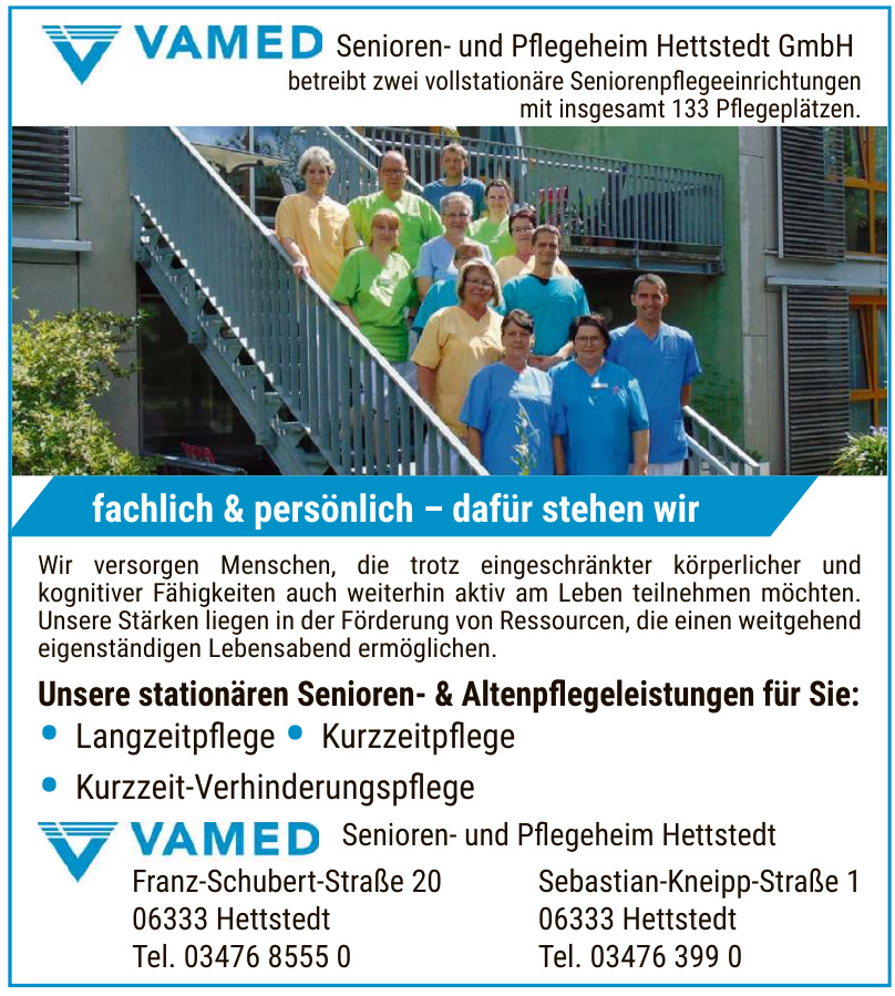 VAMED Senioren- und Pflegeheim Hettstedt GmbH