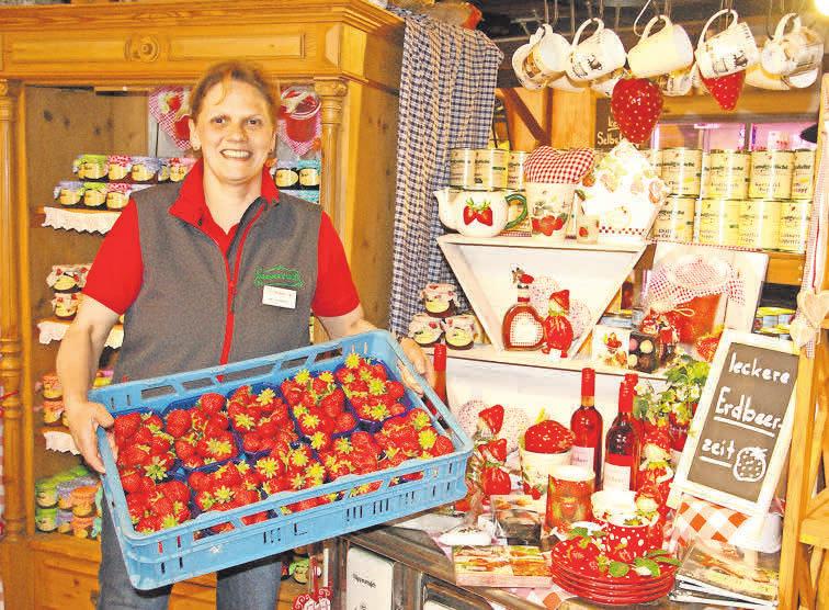 Die Erdbeeren von Meyer’s Hof sind auch für Marion Meyer Grundlage ihrer Spaghetti-Erdbeertorte. Die Erdbeeren von Meyer’s Hof sind auch für Marion Meyer Grundlage ihrer Spaghetti-Erdbeertorte.
