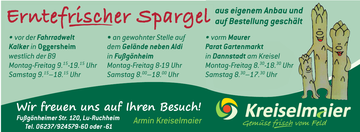 Kreiselmaier Gemüse frisch vom Feld Kreiselmaier Gemüse frisch vom Feld