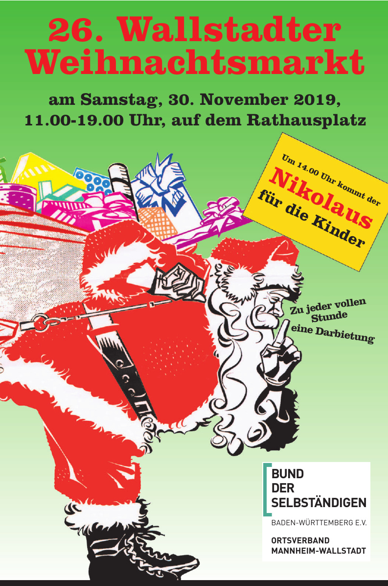26. Wallstadter Weihnachtsmarkt 26. Wallstadter Weihnachtsmarkt