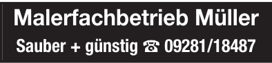Malerfachbetrieb Müller Malerfachbetrieb Müller