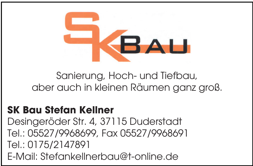 SK Bau Stefan Kellner SK Bau Stefan Kellner