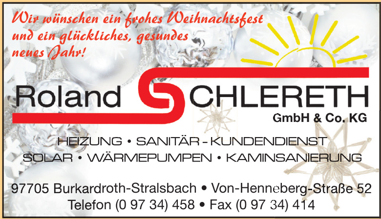 Roland Schlereth GmbH & Co. KG Roland Schlereth GmbH & Co. KG