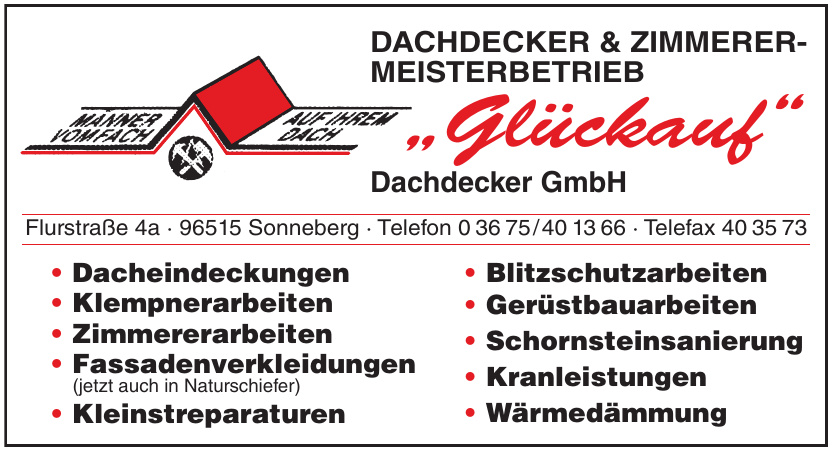 „Glückauf“ Dachdecker GmbH