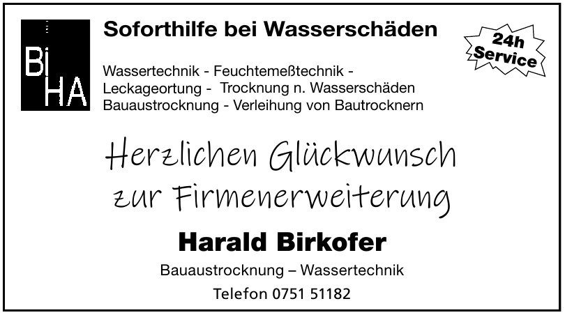 Harald Birkofer Harald Birkofer