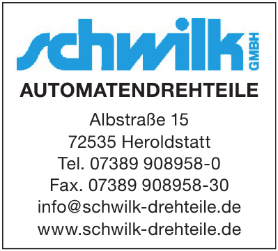 Schwilk Automatendrehteile GmbH Schwilk Automatendrehteile GmbH