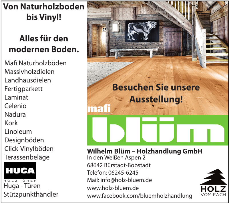 Wilhelm Blüm – Holzhandlung GmbH Wilhelm Blüm – Holzhandlung GmbH