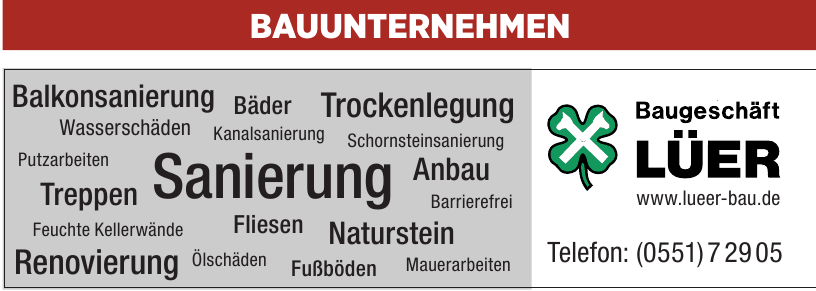 Baugeschäft Lüer Baugeschäft Lüer