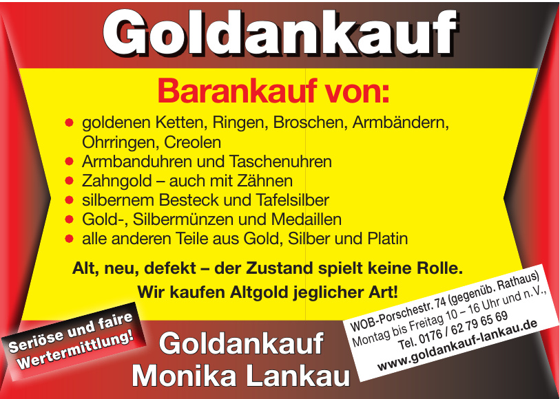 Goldankauf Monika Lankau Goldankauf Monika Lankau