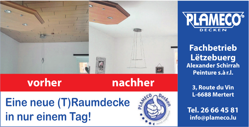 Plameco Decken - Alexander Schirrah Peinture s.àr.l.