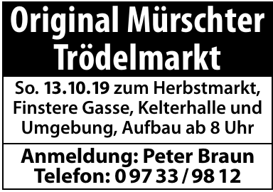 Original Mürschter Trödelmarkt Original Mürschter Trödelmarkt