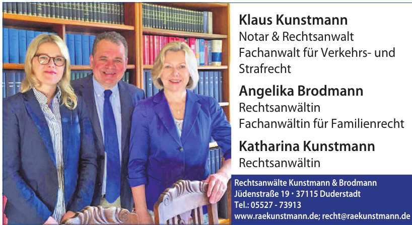 Rechtsanwälte Kunstmann & Brodmann Rechtsanwälte Kunstmann & Brodmann