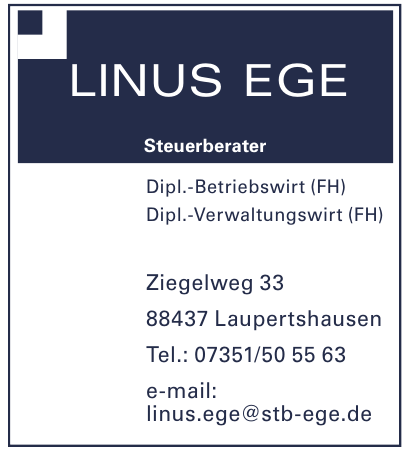 Linus Ege Steuerberater Linus Ege Steuerberater
