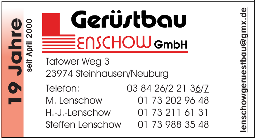 Gerüstbau Enschow GmbH Gerüstbau Enschow GmbH
